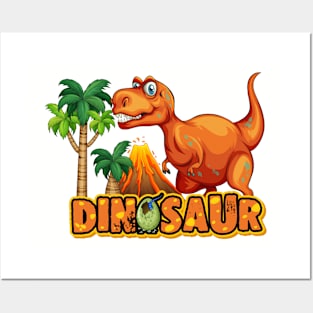 Dinosaur Land Posters and Art